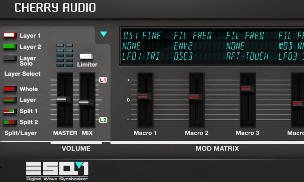 Cherry Audio ESQ-1: Layer.