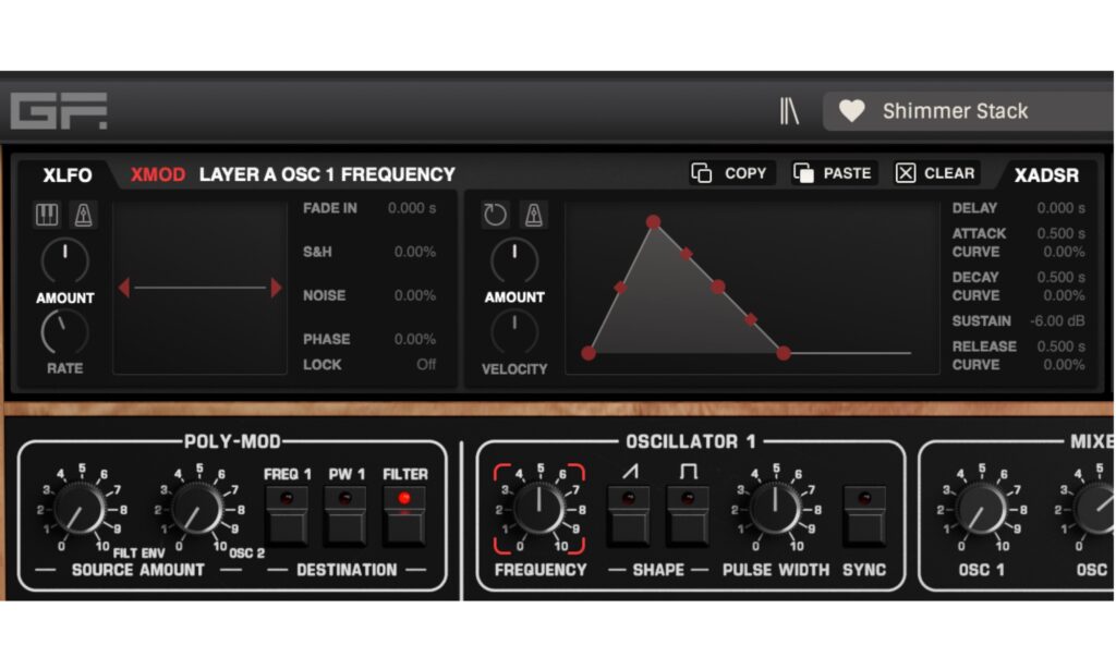 GForce Prophet-5: Xmods.