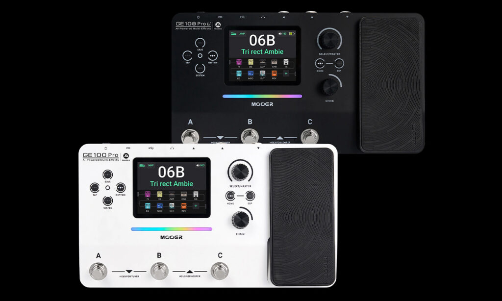 Mooer GE100 Pro und Mooer GE100 Pro Li bonedo news