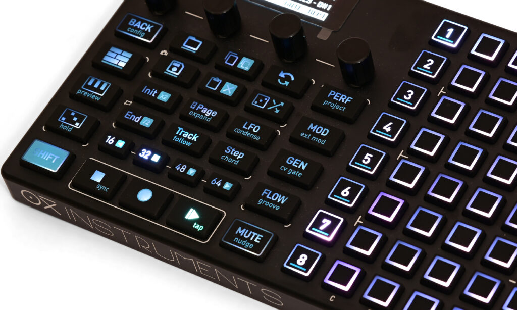 Praxis: OXI One MKII Taster und Beschriftungen 
