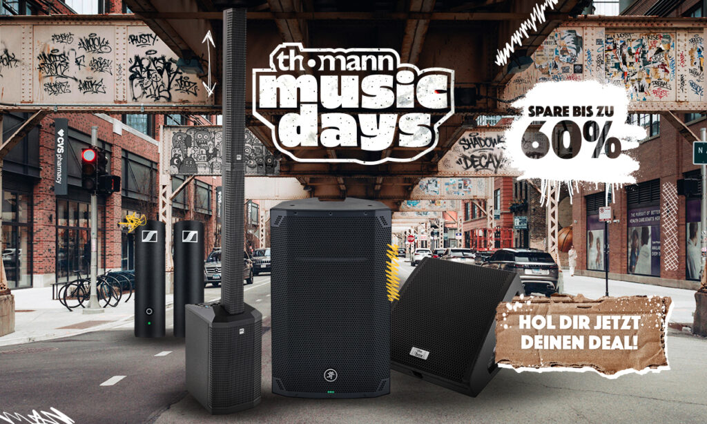 Thomann Music Days: PA-Equipment im Angebot