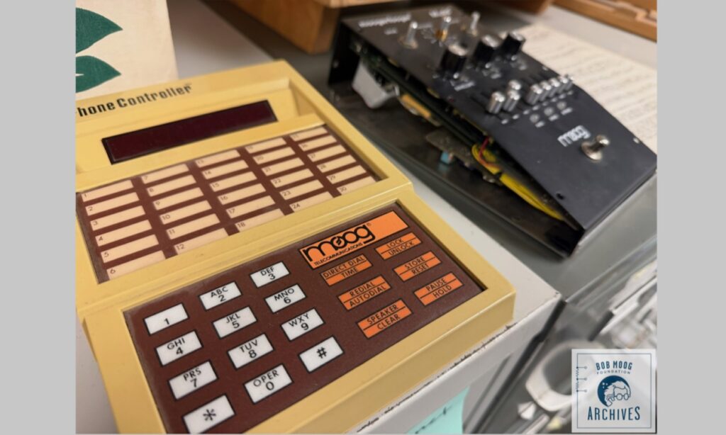 Moog Phone Controller PC-30 und Murf Prototyp (Bildquelle: Bob Moog Foundation Archives)