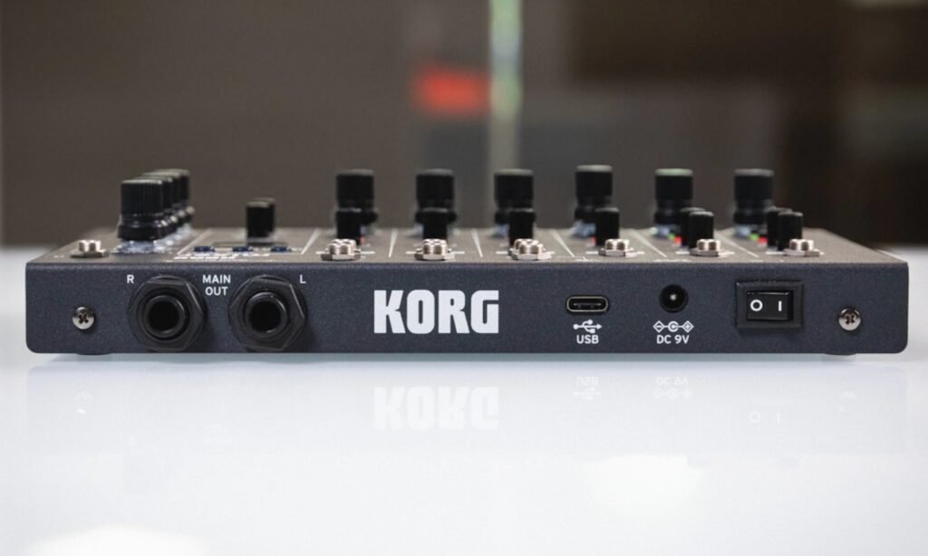 NTS-4 Mixer Anschlüsse (Bildquelle: Korg)
