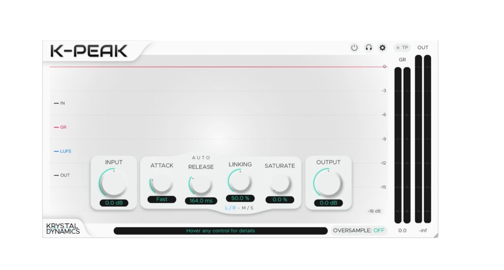 KrystalPeak: starke Ausstattung, klares Interface.