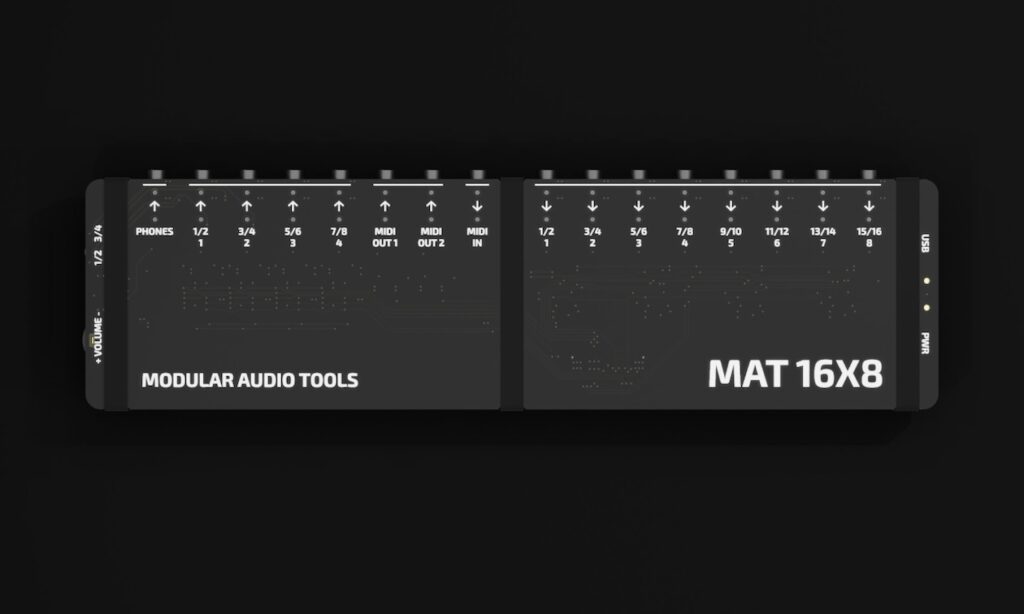  MAT 16X8 (Bildquelle: Modular Audio Tools)