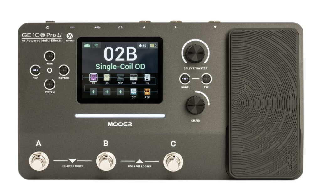 Mooer GE100 Pro Li bonedo Test