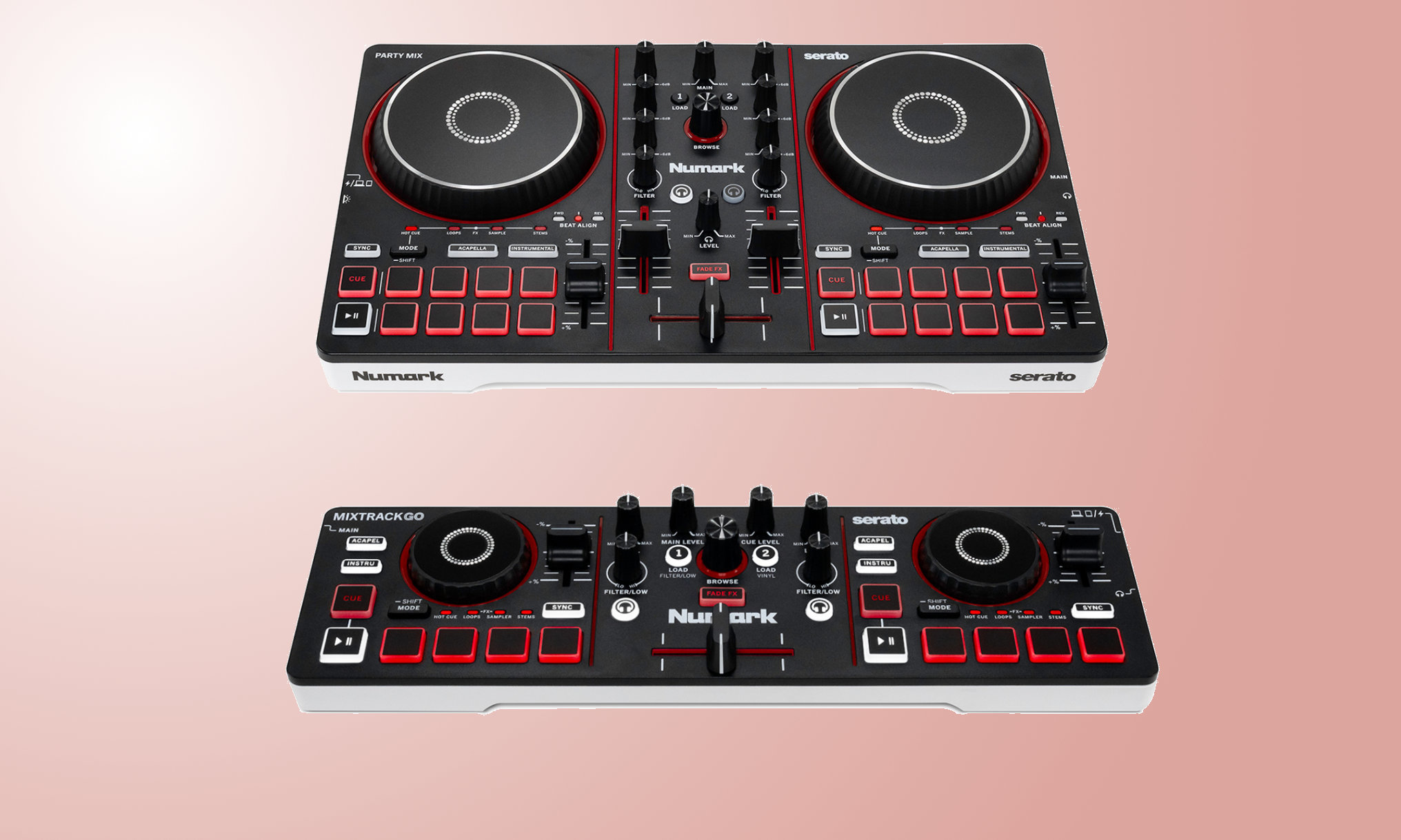Numark Party Mix III und Mixtrack Go sind mobile DJ-Controller für Einsteiger Artikelbild