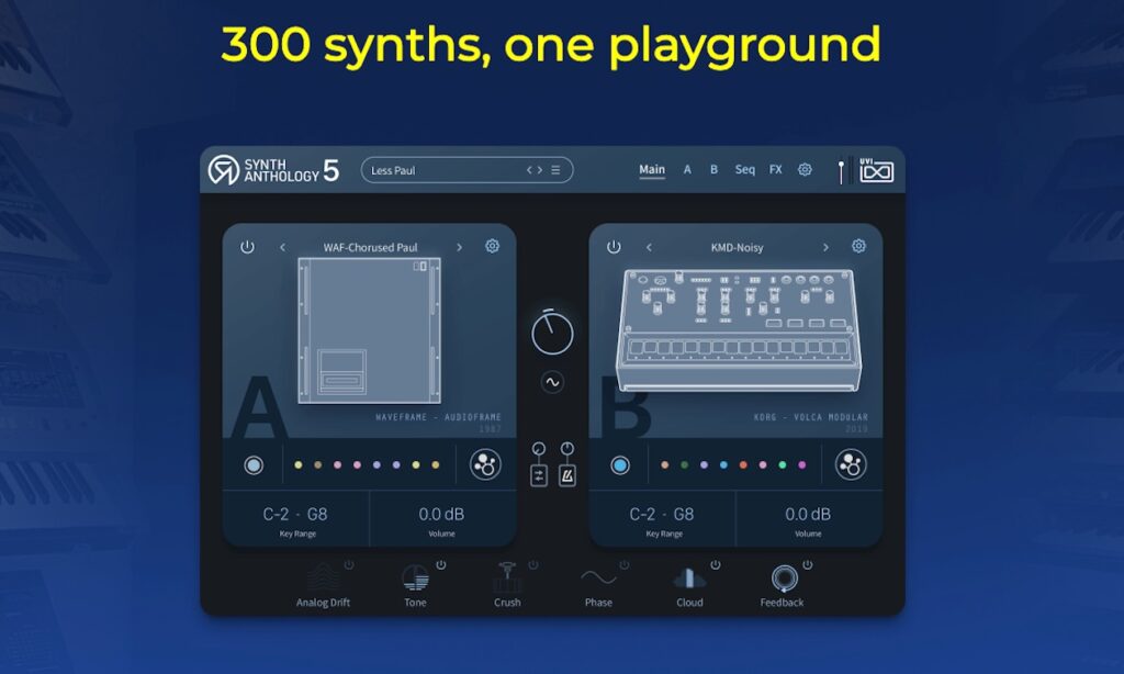 Synth Anthology 5 Dual Layer (Bildquelle: UVI)