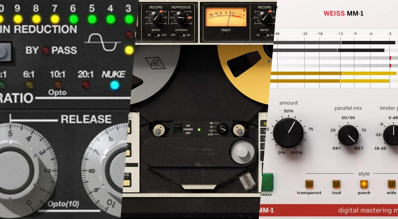 Softube, Universal Audio: Mastering-Maximizer, Ampex-Bandmaschine und Distressor jetzt stark reduziert