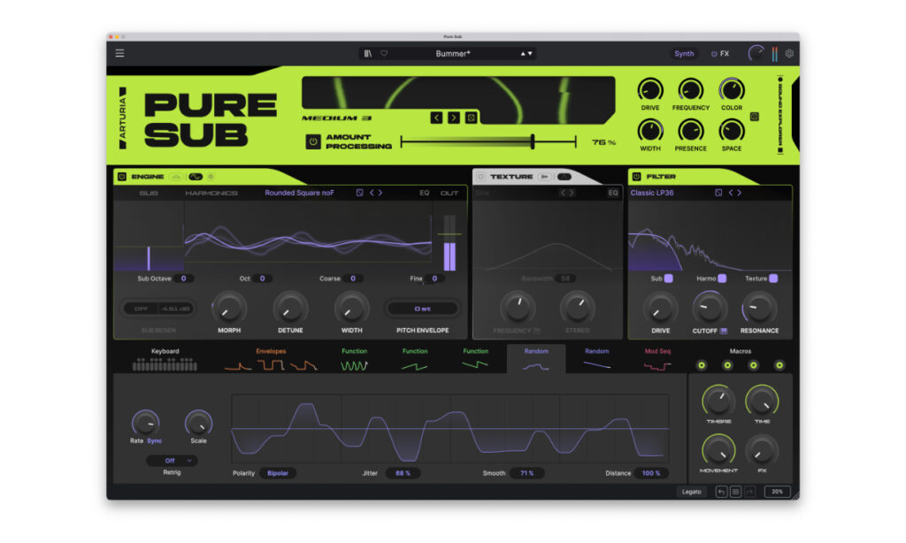 Pure Sub Random Modulation (Bildquelle: Arturia)
