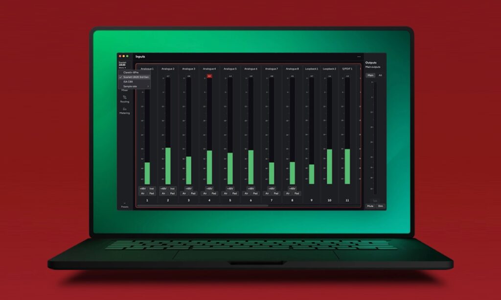 Control 2 (Bildquelle: Focusrite)