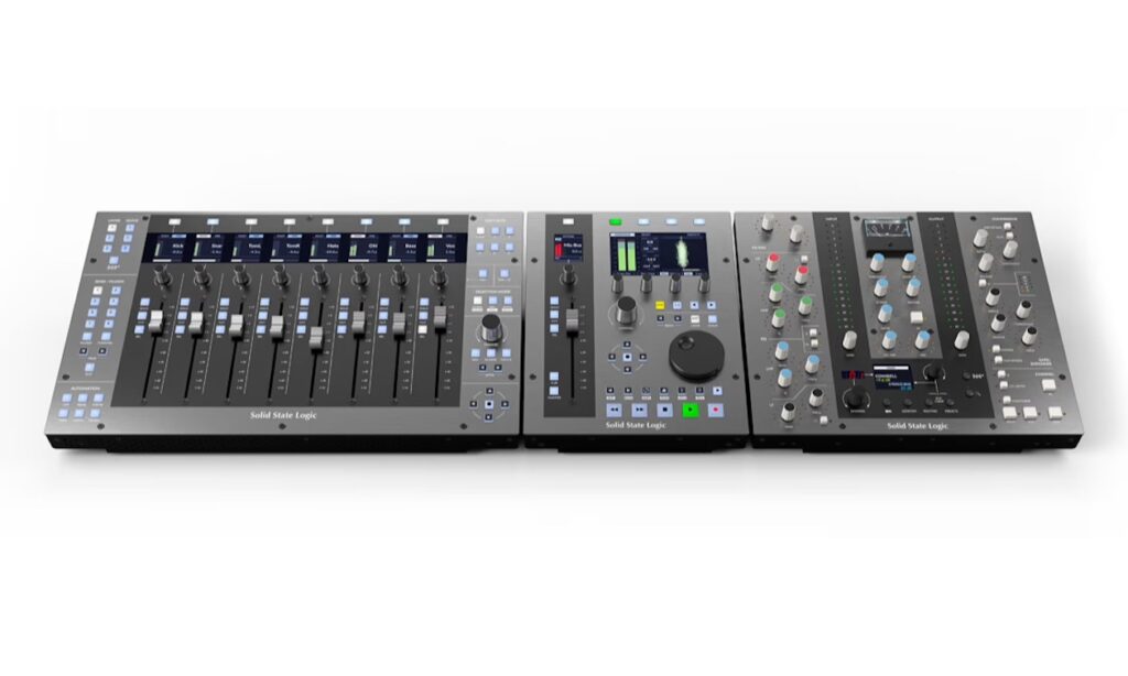 UC1, UF8 und UF1 (Bildquelle: Solid State Logic)