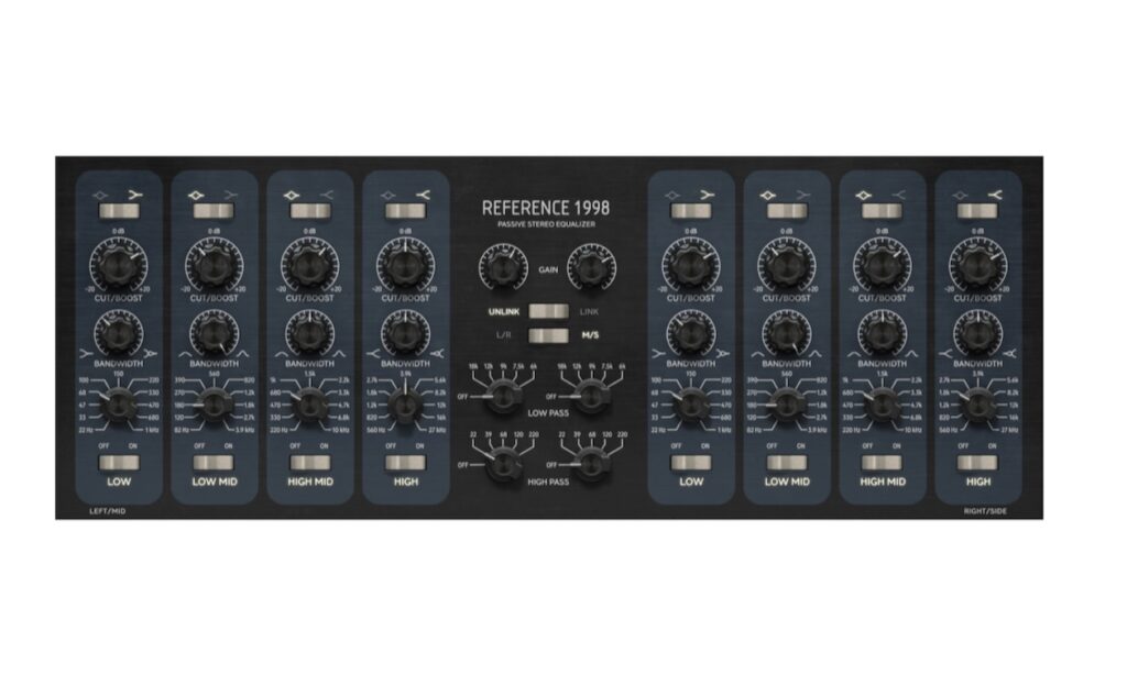 Reference 1998 Equalizer (Bildquelle: Softube)