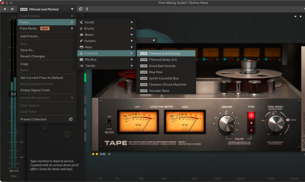 Presets laden