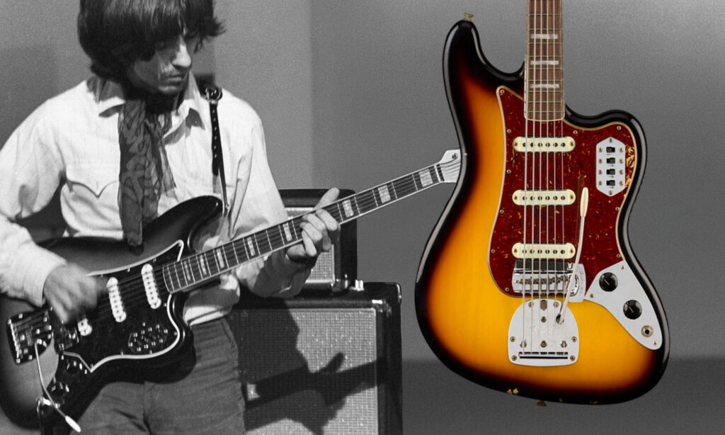 George Harrison mit Fender VI Bass