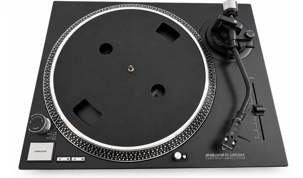 Der Plattenspieler ohne Slipmat
