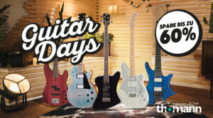 Guitar Days 2026: Spart bis zu 60 Prozent bei ESP, Squier, Gibson und mehr bei Thomann! Artikelbild