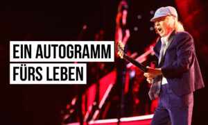 AC/DC: Angus Young unterscheidet nicht zwischen Baby und Autogrammkarte Artikelbild