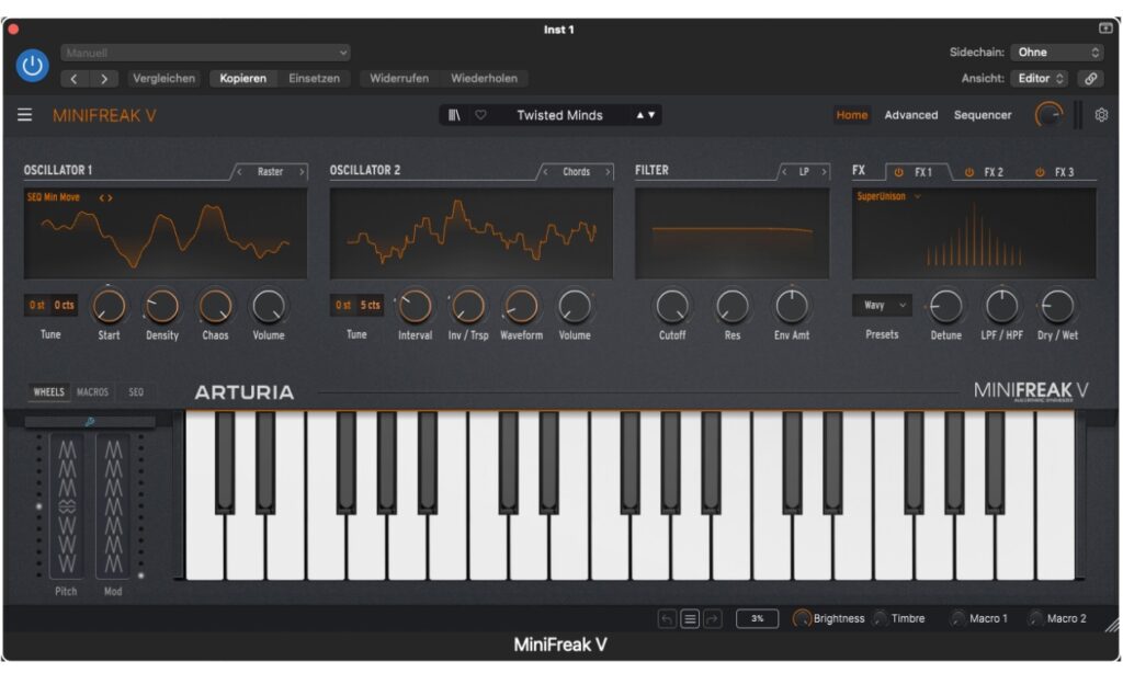 MiniFreak V Plug-in (Bildquelle: Arturia)