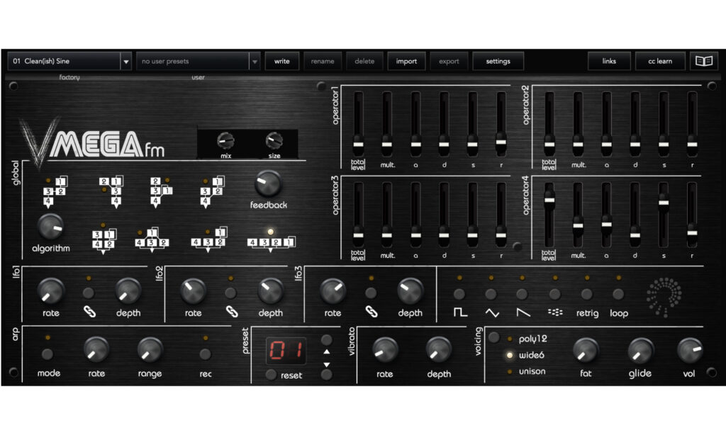 Twisted Electrons vMegaFM: Test.