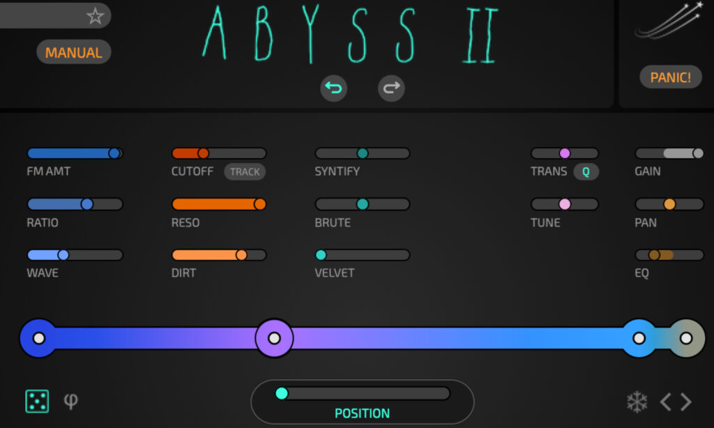 Dawesome Abyss 2: Klangregler.