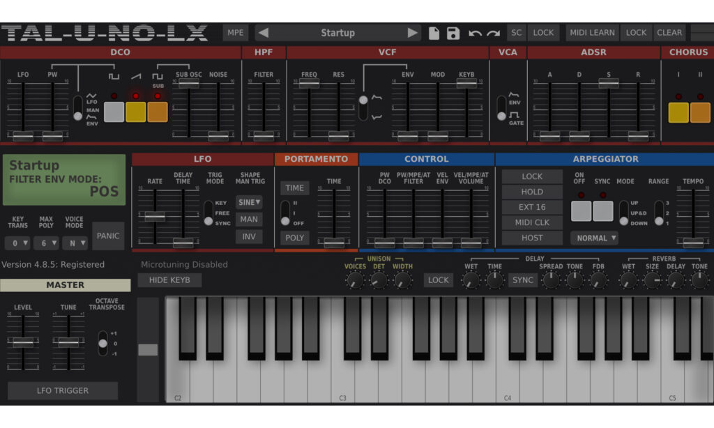 TAL Software: Juno-60.