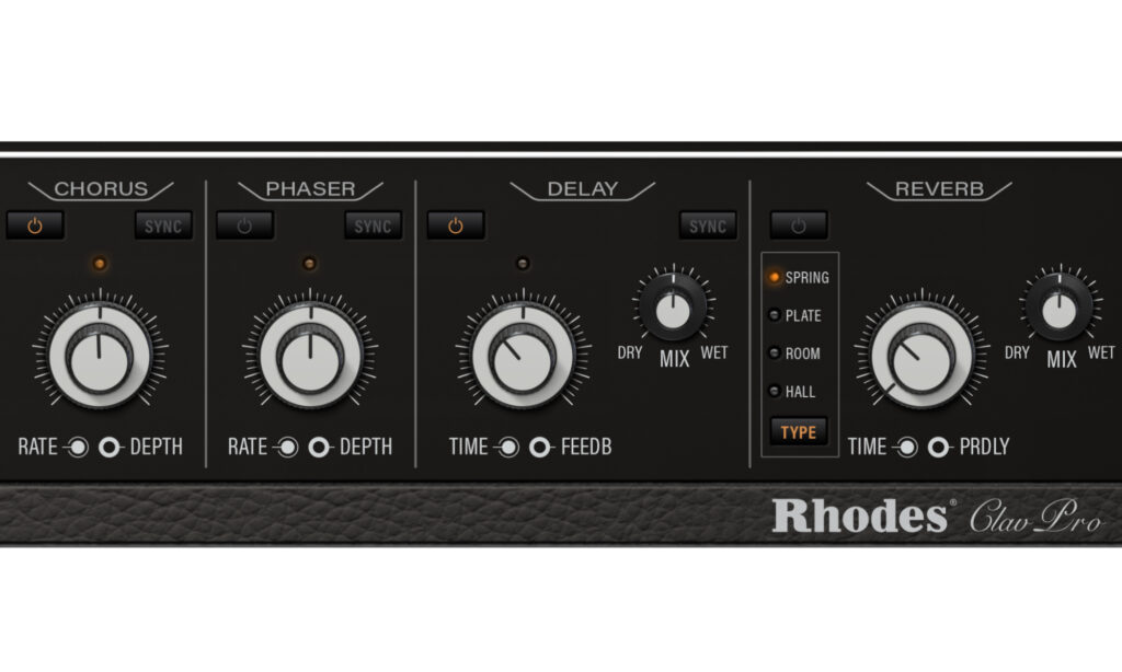 Rhodes Clav Pro: Effekte.