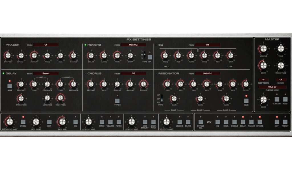 Xils Lab MemoryTone: Effekte.