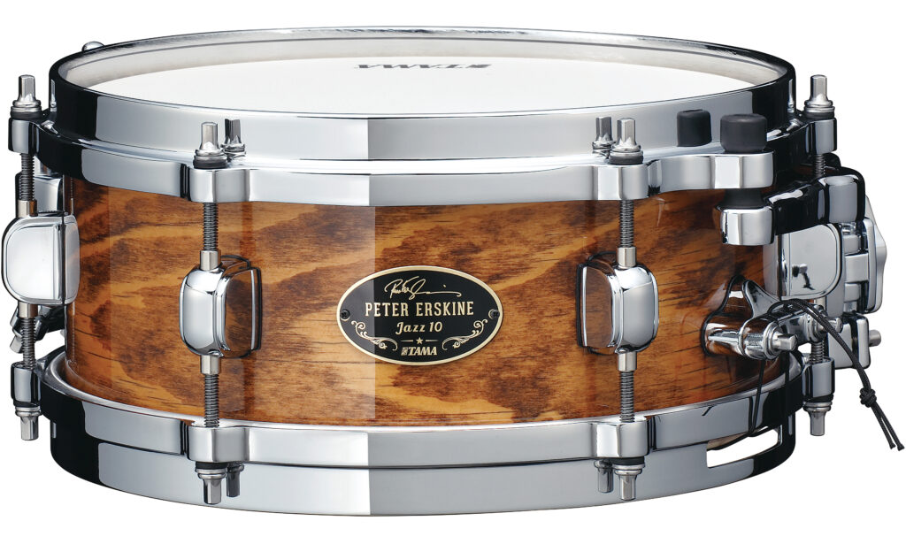 Tama Peter Erskine Signature Snaredrum mit Fichte/Ahorn-Hybridkessel