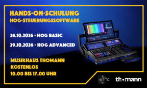 Hands-on Hog-Schulung bei Thomann Artikelbild