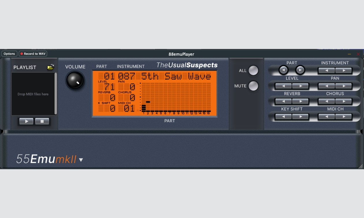 The Usual Suspects 88EmuPlayer: Roland Sound Canvas for Free Artikelbild