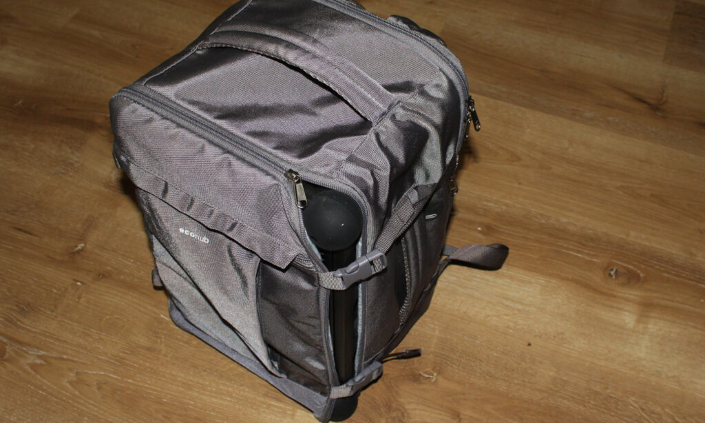 Passt nicht ganz in meinen Handgepäck-kompatiblen Rucksack