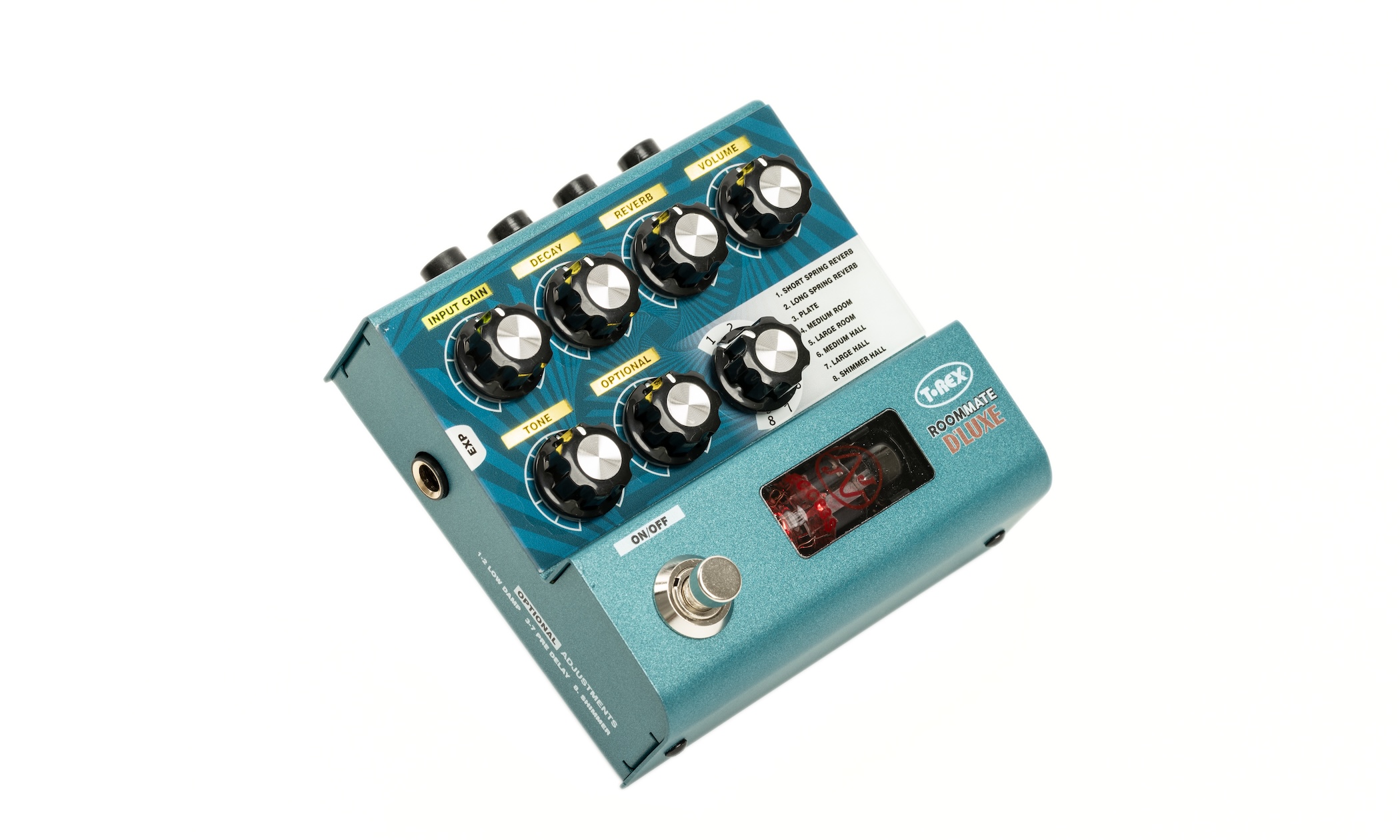 Test: T-Rex RoomMate D'Luxe Reverb – Röhrenhall mit Shimmer und