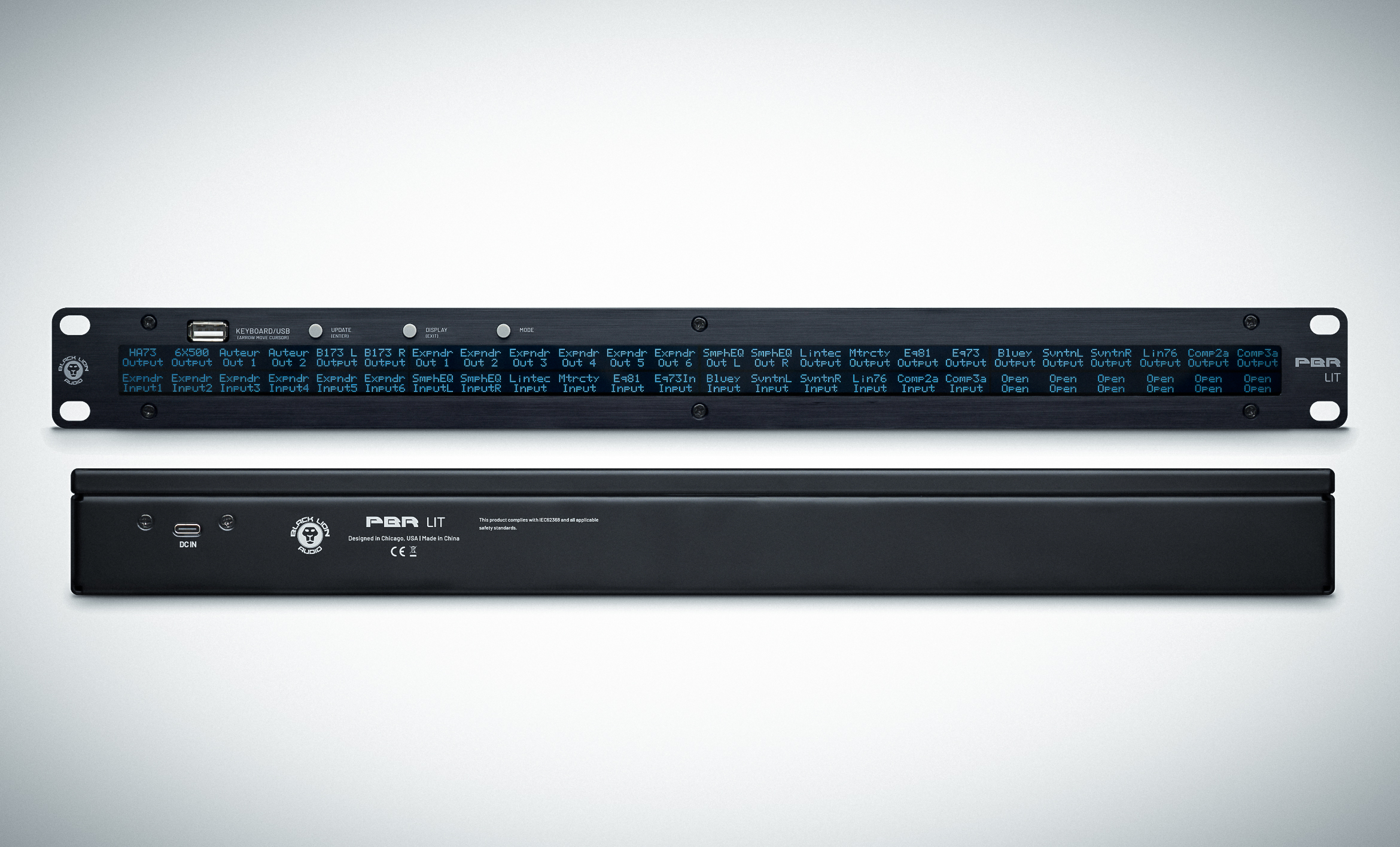 Black Lion Audio PBR Lit ordnet die Patchbay Artikelbild