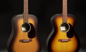 Zwei neue X-Series-Modelle mit Vintage-Burst-Muster: Martin D-X2E Brazilian Burst Special und Martin 000-X2E Brazilian Burst Special Artikelbild