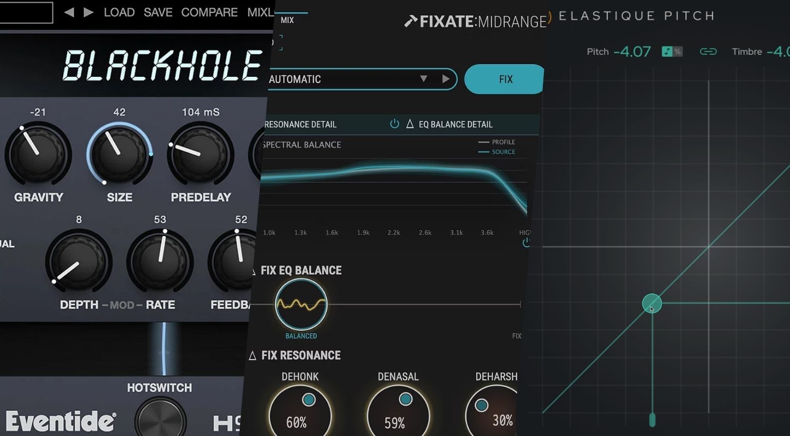 Eventide, Newfangled Audio, zplane: 3 starke Plugin-Deals für einen Mega-Hall, intelligente Mitten-Korrektur und Pitch-Shifting
