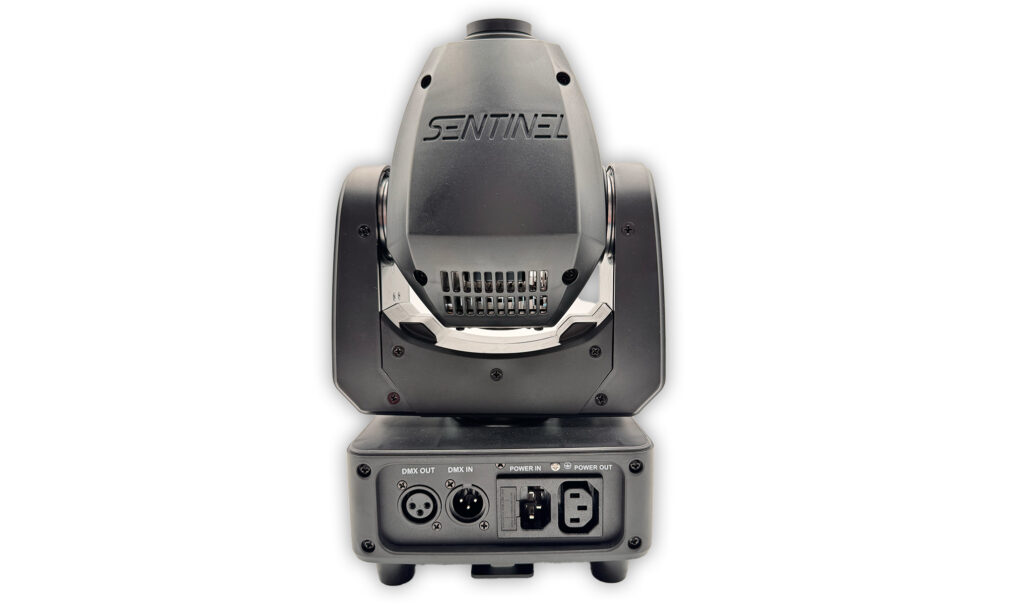 Die Rückseite des Chauvet DJ Sentinel Spot Q60 ILS mit allen Anschlüssen