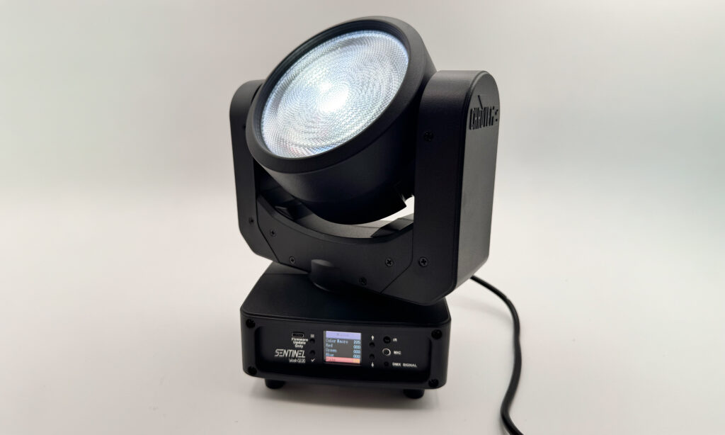 Im manuellen Modus des Chauvet DJ Sentinel Wash Q120 kann ich Farben und Strobes einstellen