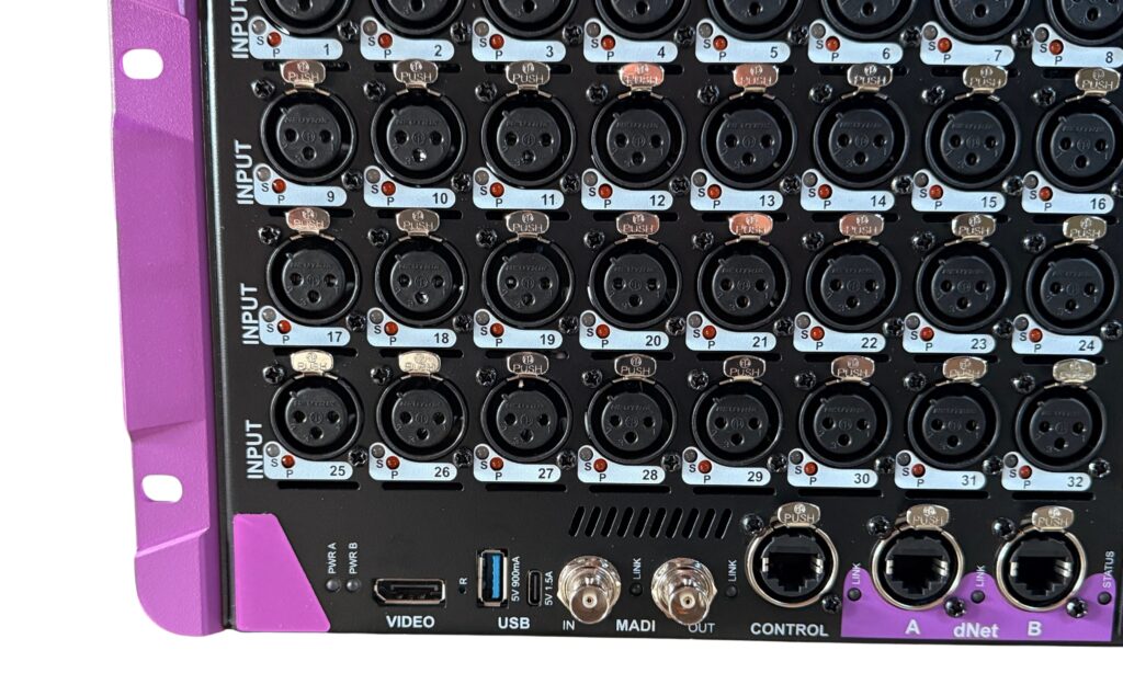 Inputs des Rackmixers