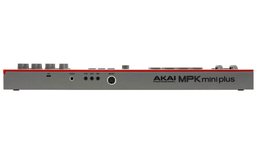 MPK mini Plus II  Anschlüsse (Bildquelle: Akai Professional)