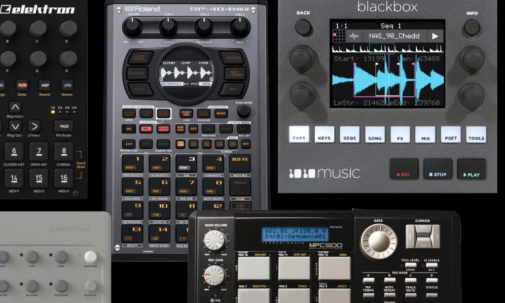 Mit alternativer Firmware: Blackbox, , SP-404, MPC 500 Bildquelle: Sven Rosswog )