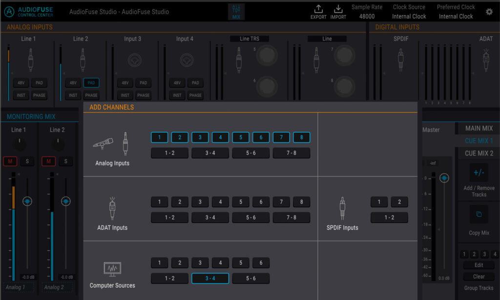 Controller Software für Interface