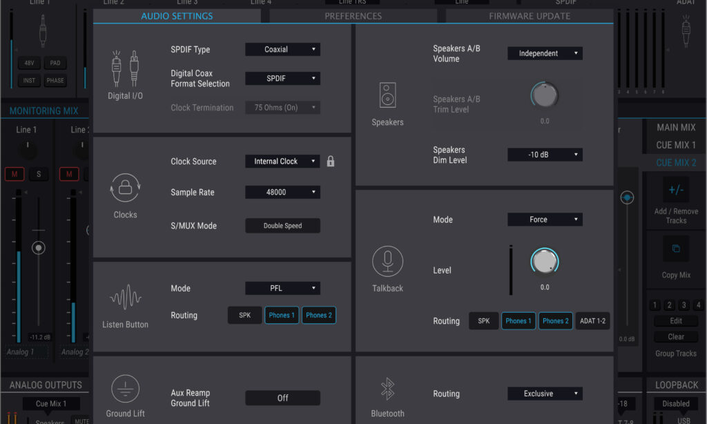 Controller Software für Interface