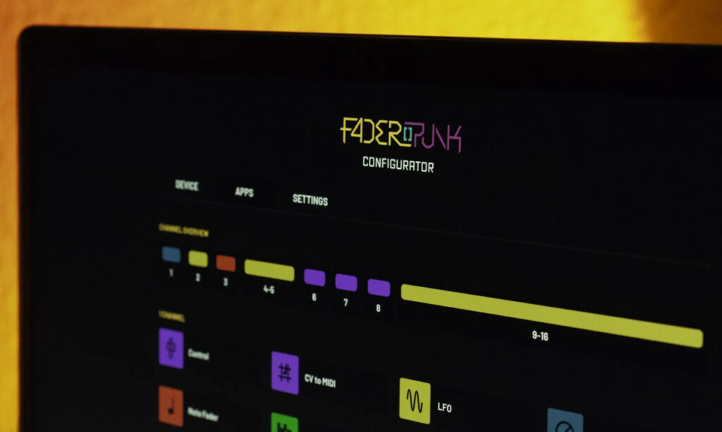 Faderpunk App (Bildquelle: AtoV)