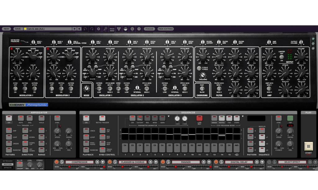 Cherry Audio Pentaphonic: Motion.