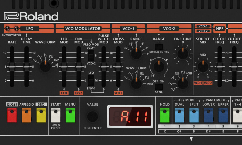 Roland Jupiter-08: VCO.