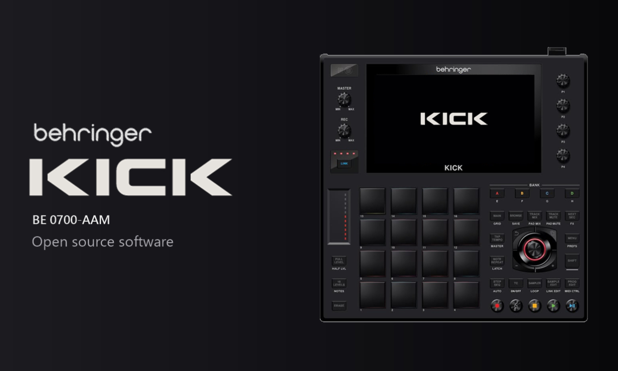 Behringer KICK: Groovebox mit Open-Source Quellcode für alle! Artikelbild