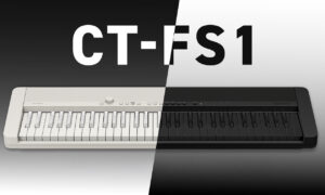 Casio CT-FS1BK & CT-FS1WE: Farbvariation des CT-S1 Keyboard Artikelbild
