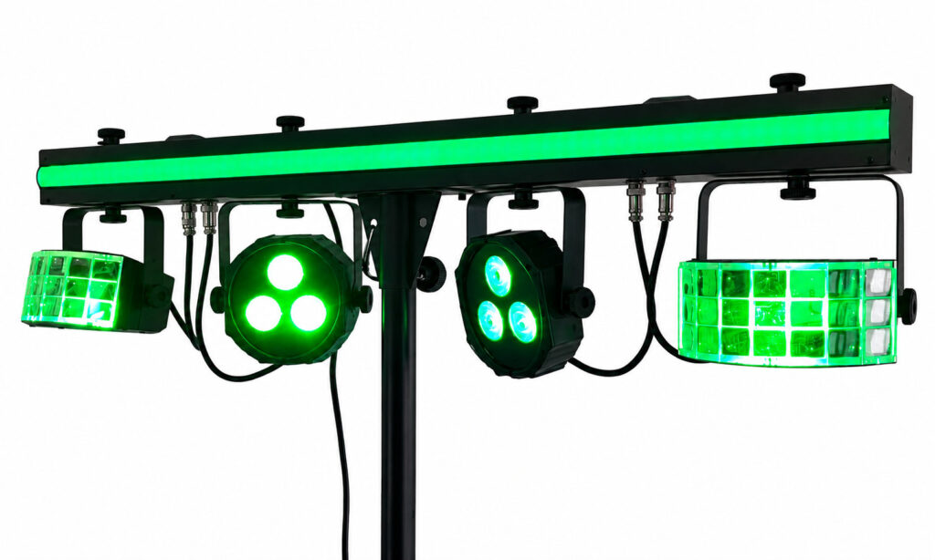 Chauvet DJ GigBAR 3 ILS – alle Komponenten im Betrieb