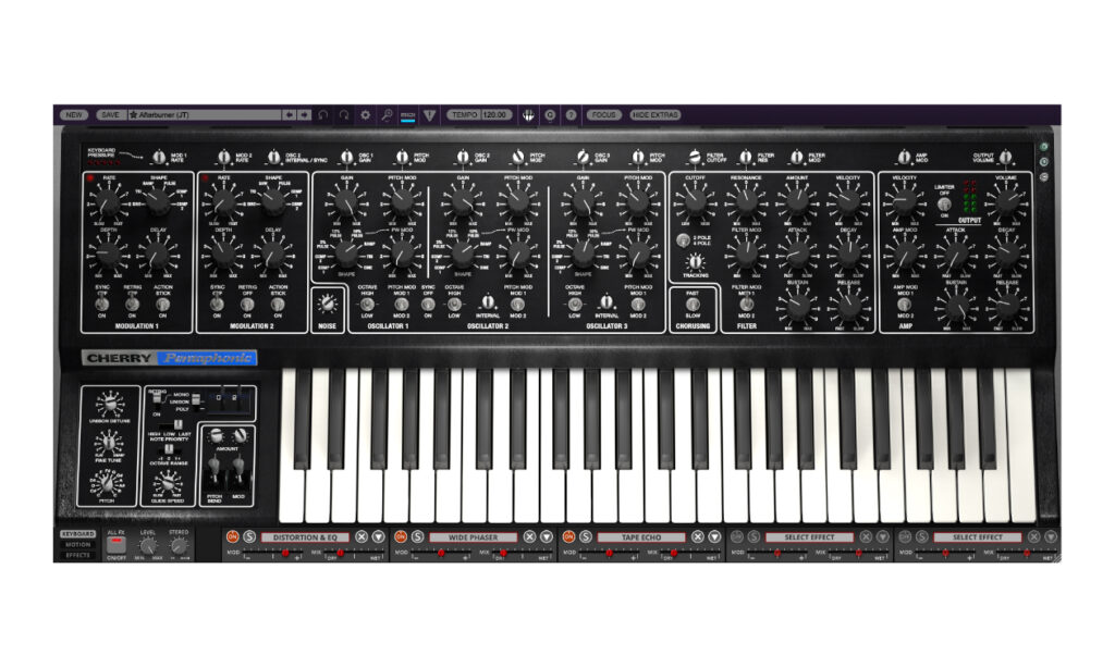 Pentaphonic Plug-in Black (Bildquelle: Cherry Audio)